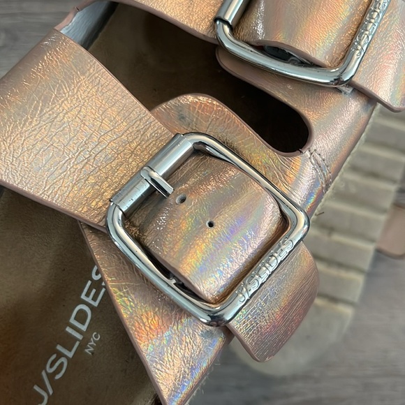 J/SLIDES
Leighton rose gold Leather Slides size 7 - Picture 4 of 7